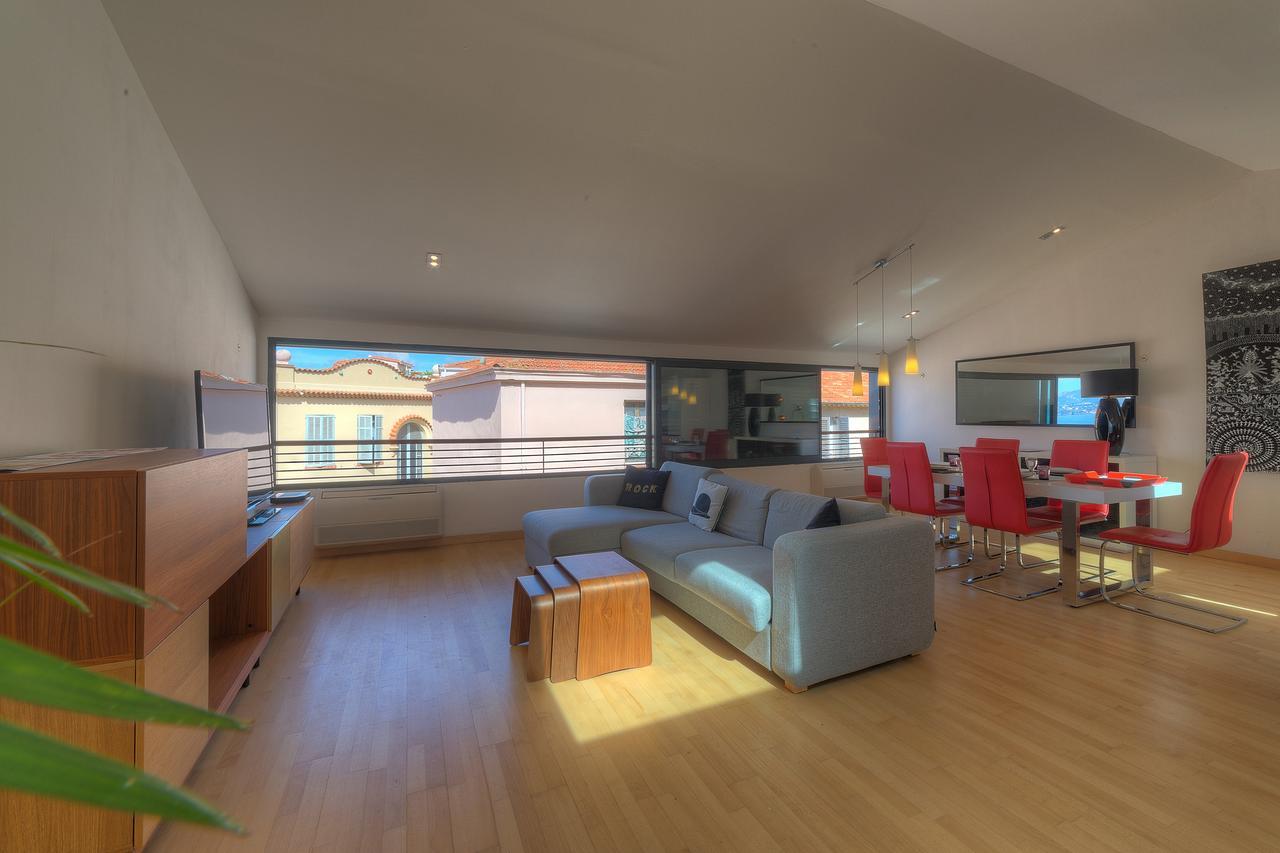 Immogroom - Beautiful Duplex - Sea View - Quiet - Ac - Wifi - Garage Кан Екстериор снимка